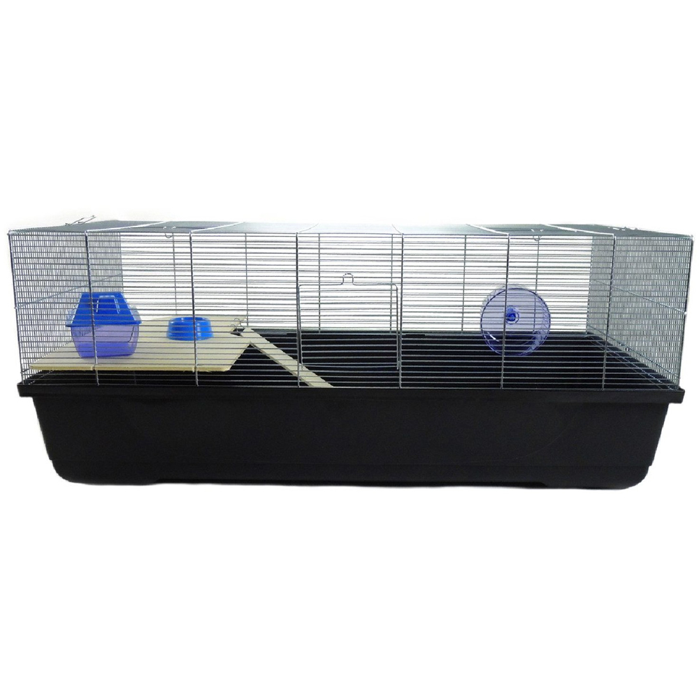 Little Friends Ritz Black Small Animal Cage Image 1