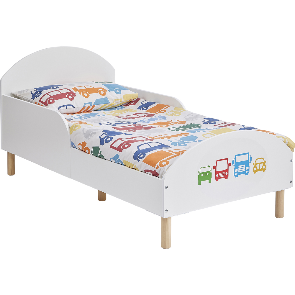 Liberty House Toys White Transport Kids Toddler Bed Image 2