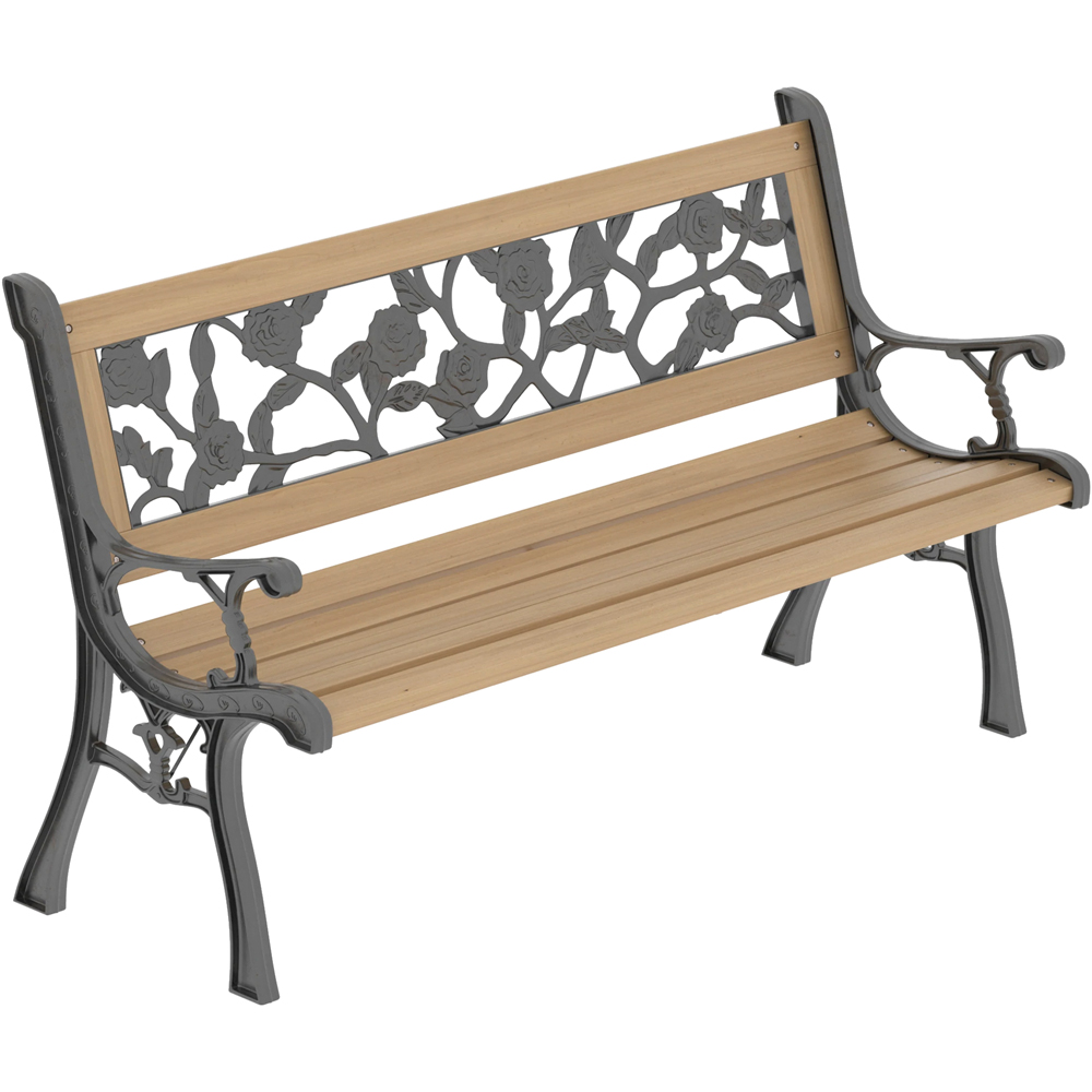 GARDEN VIDA Rose Style Garden Bench Image 2