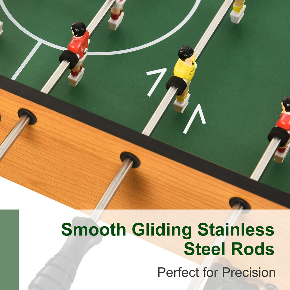 HOMCOM Multicolour Folding Full Sized Mini Foosball Table Image 6