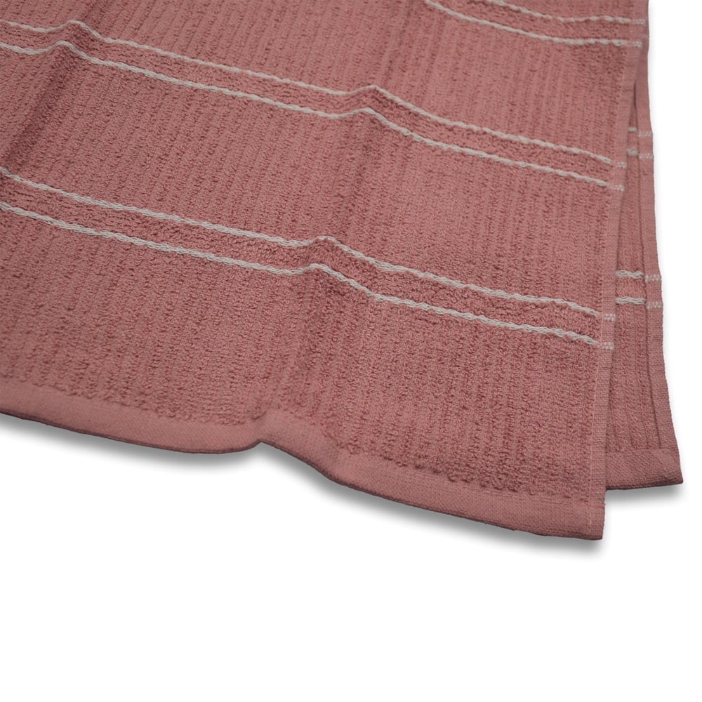 Kitchen Trends Green Ripple Stripes Tea Towel 3 Pack Image 3