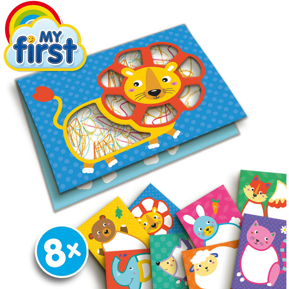 SES Creative My First Crayons and Animal Cards Activity Set Image 3