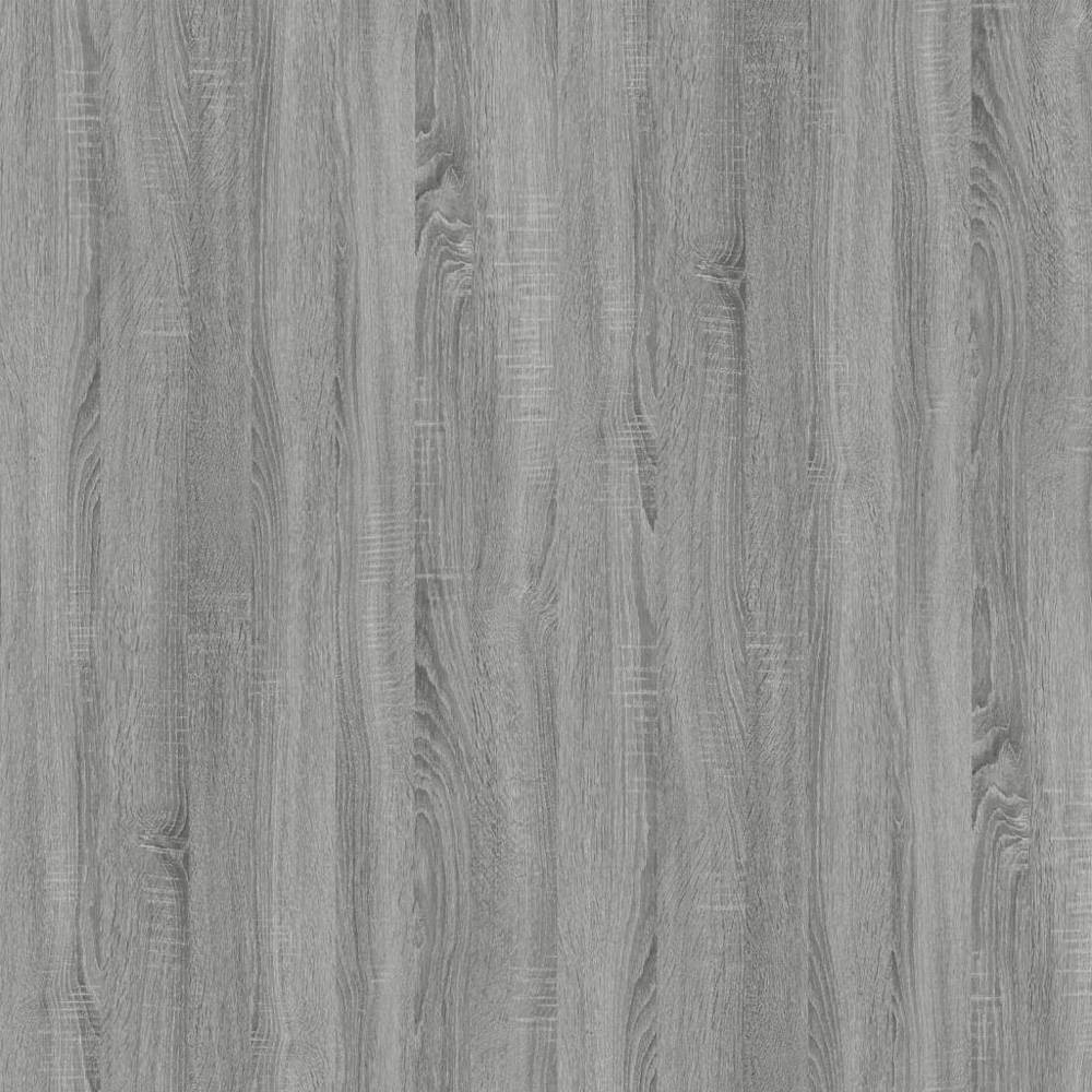 vidaXL 12 Shelf Grey Sonoma Tall Bookcase Image 6