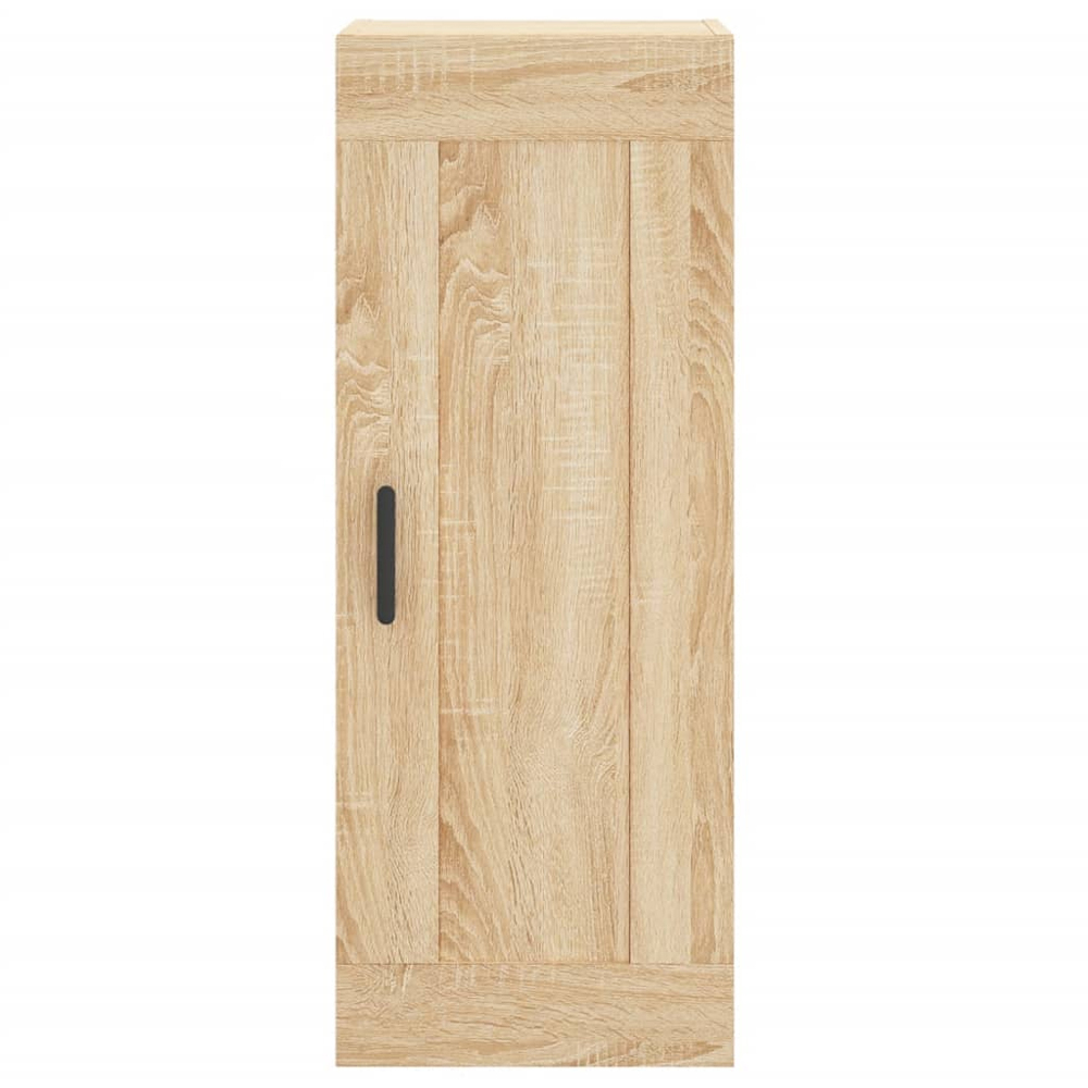 vidaXL Single Door Sonoma Oak Wall Mounted Narrow Cabinet Image 7