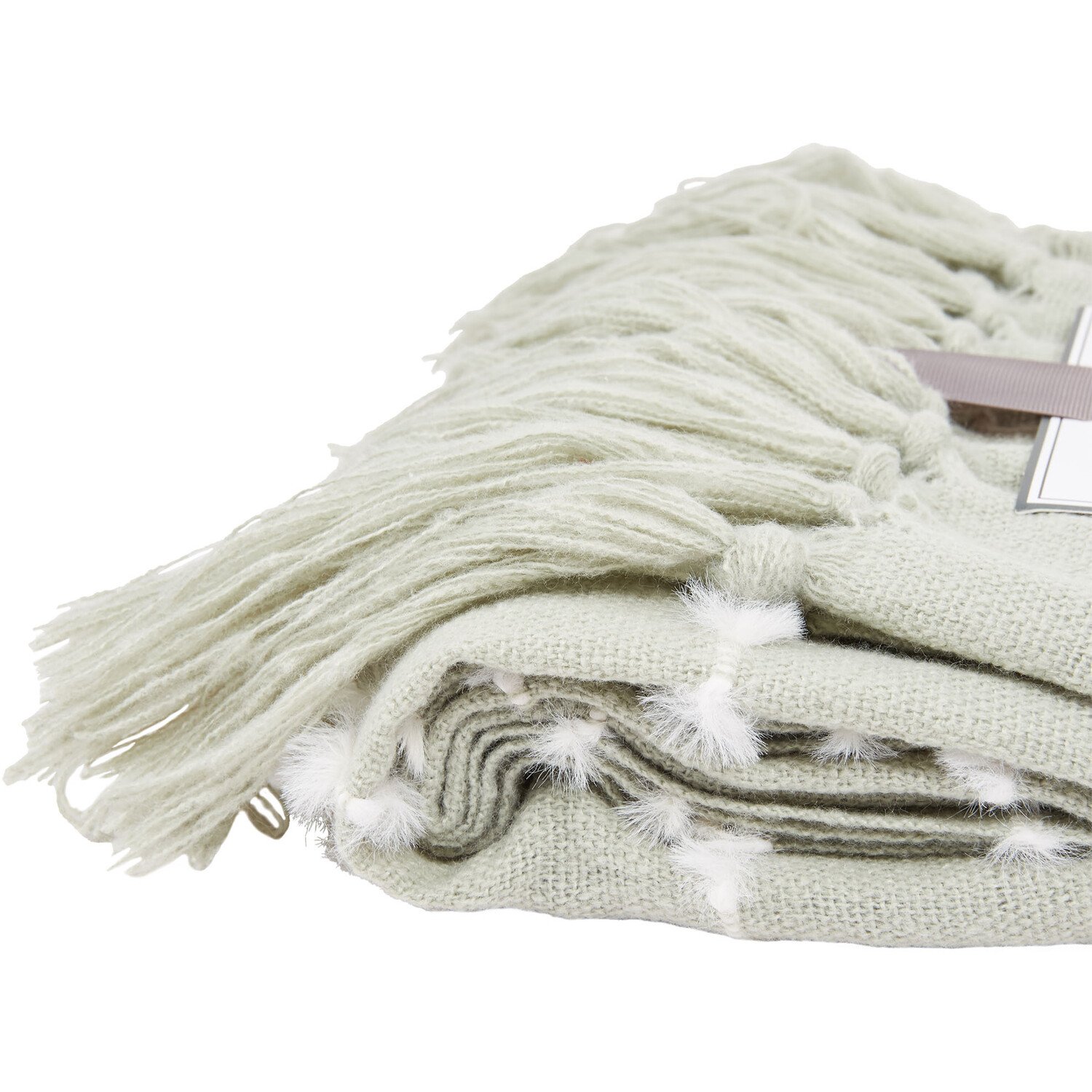 Divante Soho Tufted Throw - Sage Image 3