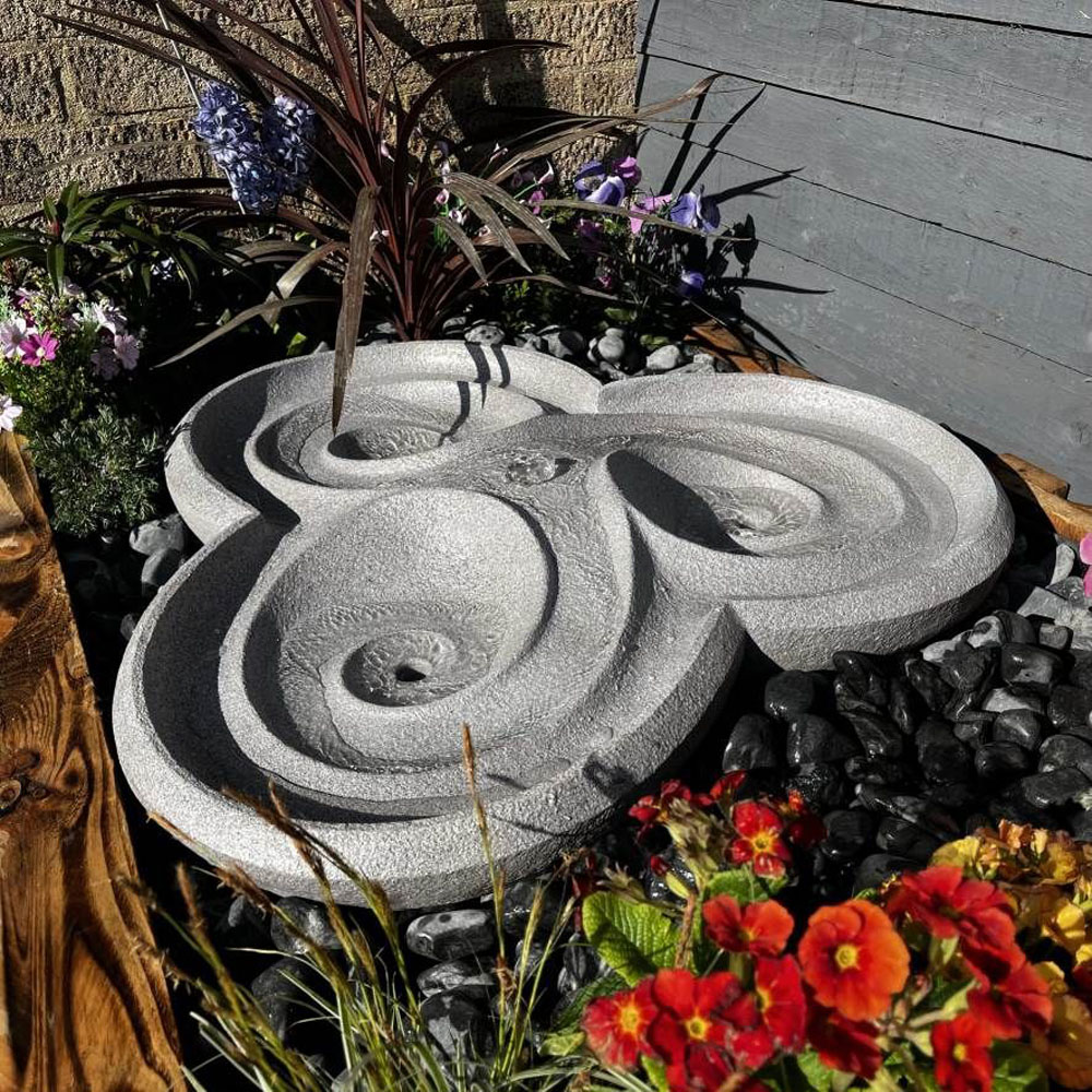 Tranquillity Dropa Stone LED Solar Water Feature Image 2