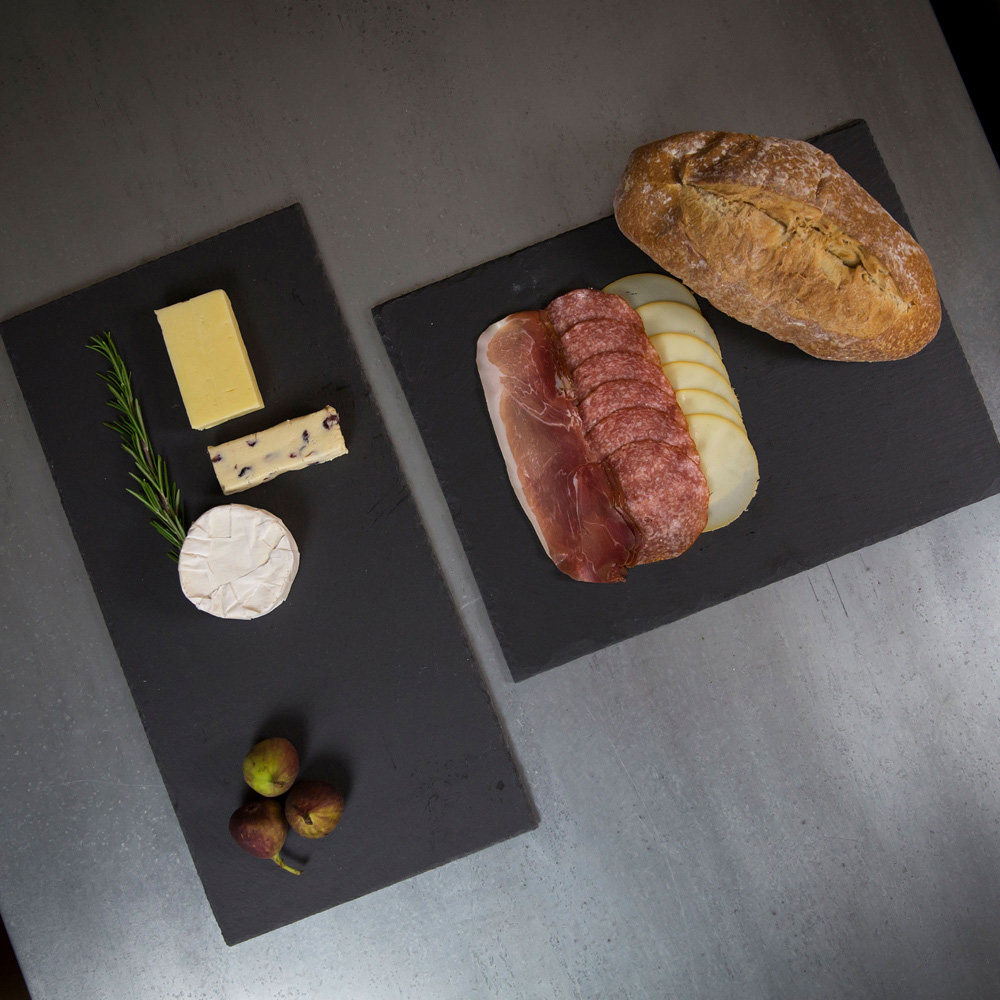 Argon Tableware Dark Grey Rectangle Slate Placemat 30 x 20cm 6 Pack Image 5