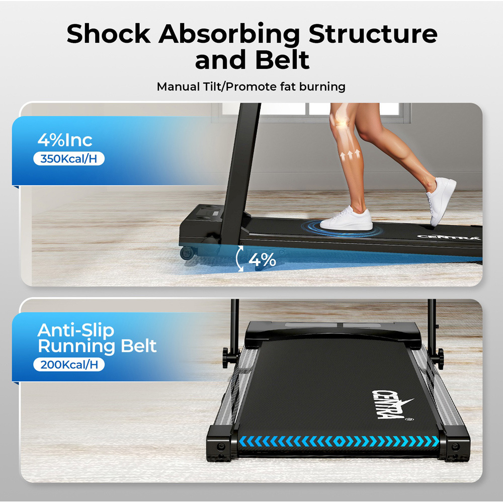 Traderight Centra Black Bluetooth Foldable Treadmill Image 5