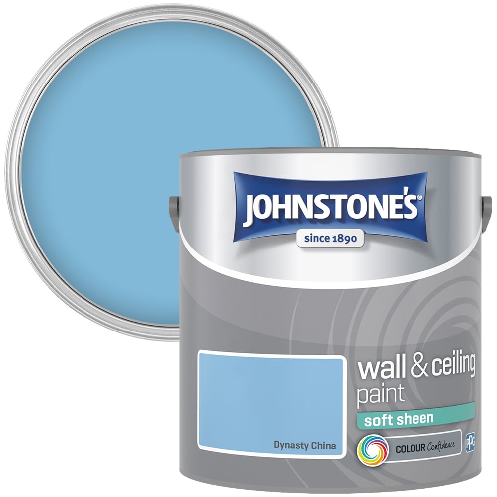 Johnstone's Walls & Ceilings Dynasty China Soft Sheen Paint 2.5L Image 1