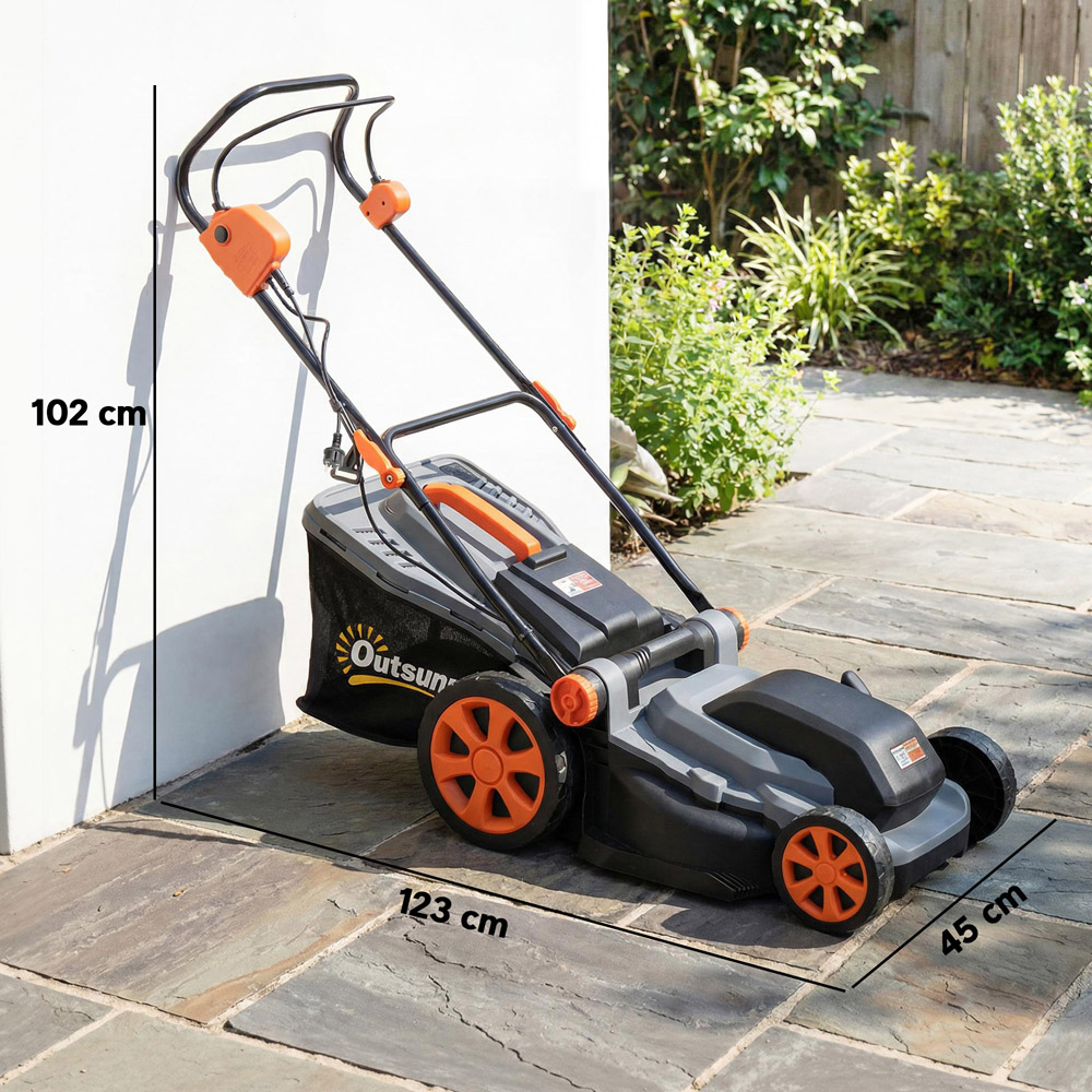 Outsunny 84H-719V70LG 1800W 40cm Electric Lawn Mower Image 9