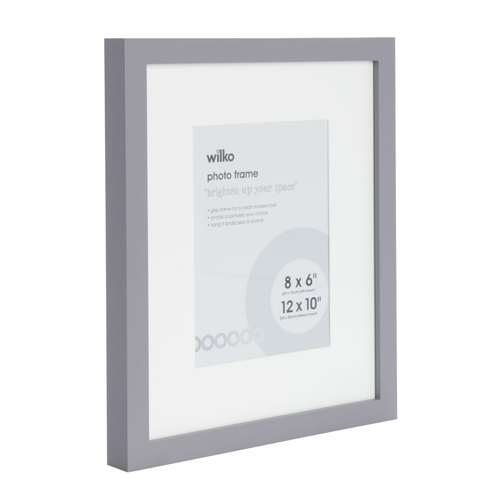 Wilko Grey Photo Frame 12 x 10 Inch Image 2