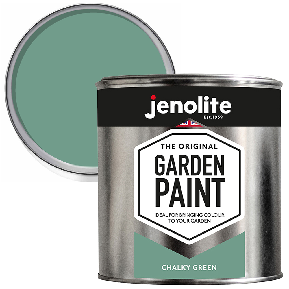 Jenolite Garden Paint Chalky Green 1L Image 1