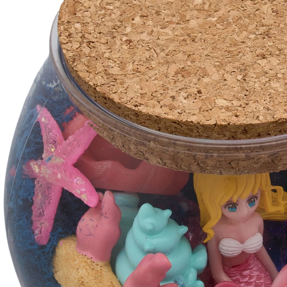 H&O Direct Kids DIY Mermaid LED Terrarium Kit with Remote Image 3