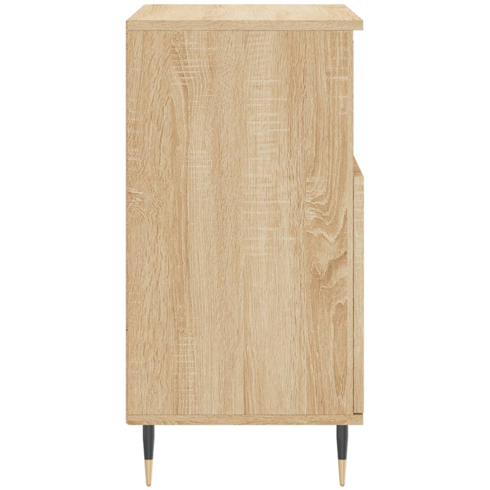 vidaXL 2 Door 2 Shelf Sonoma Oak Sideboard Image 7