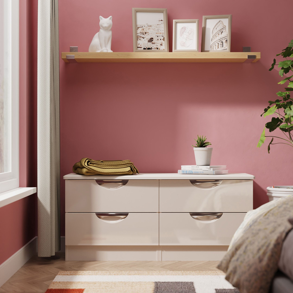 Crowndale Camden 4 Drawer Kashmir Gloss Bed Box Ready Assembled Image 7