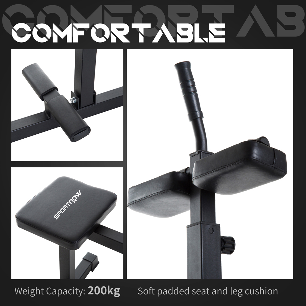 SPORTNOW Adjustable Seated Leg Extension Machine with Plate Loaded Image 6