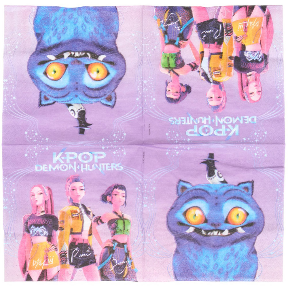 Kpop Demon Hunters Napkins 20 Pack Image 5