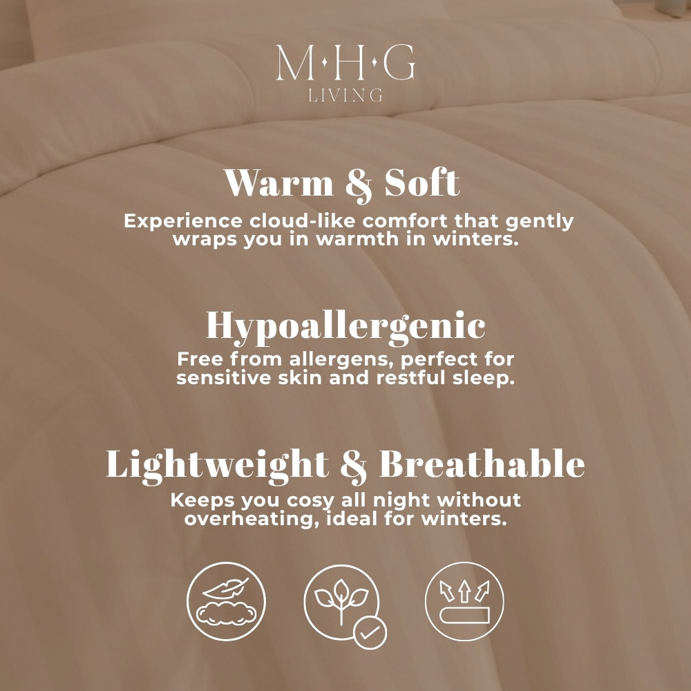 MHG Living Single All Season Hollowfibre Duvet 10.5 Tog Image 5