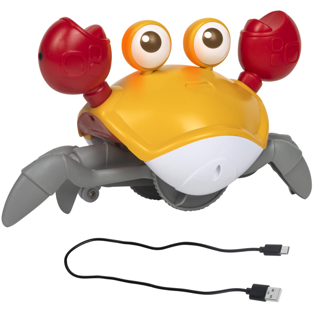 Living and Home Orange Chargeable Crawling Crab Toy Image 4