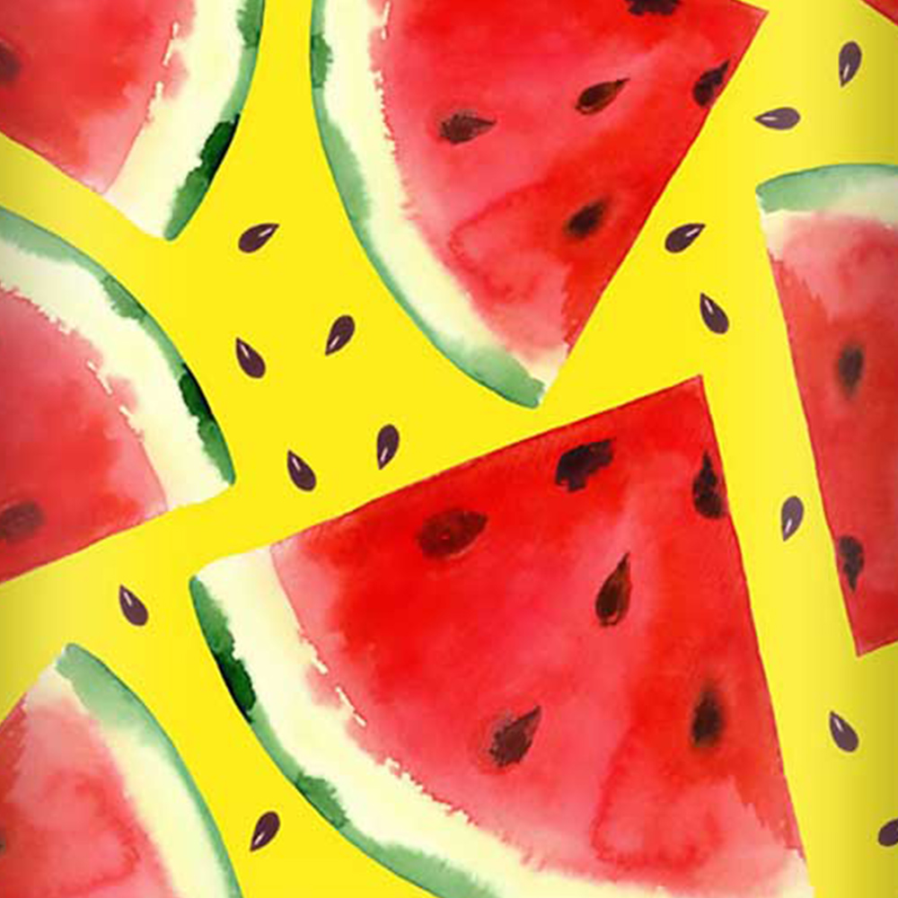 Warren Reed Designer Mini Cabin Watermelon Pattern Suitcase Image 3