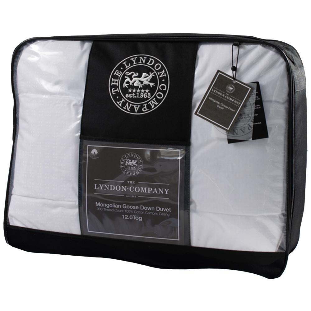 The Lyndon Company Super King Size Mongolian Goose Down Duvet 12Tog Image 1