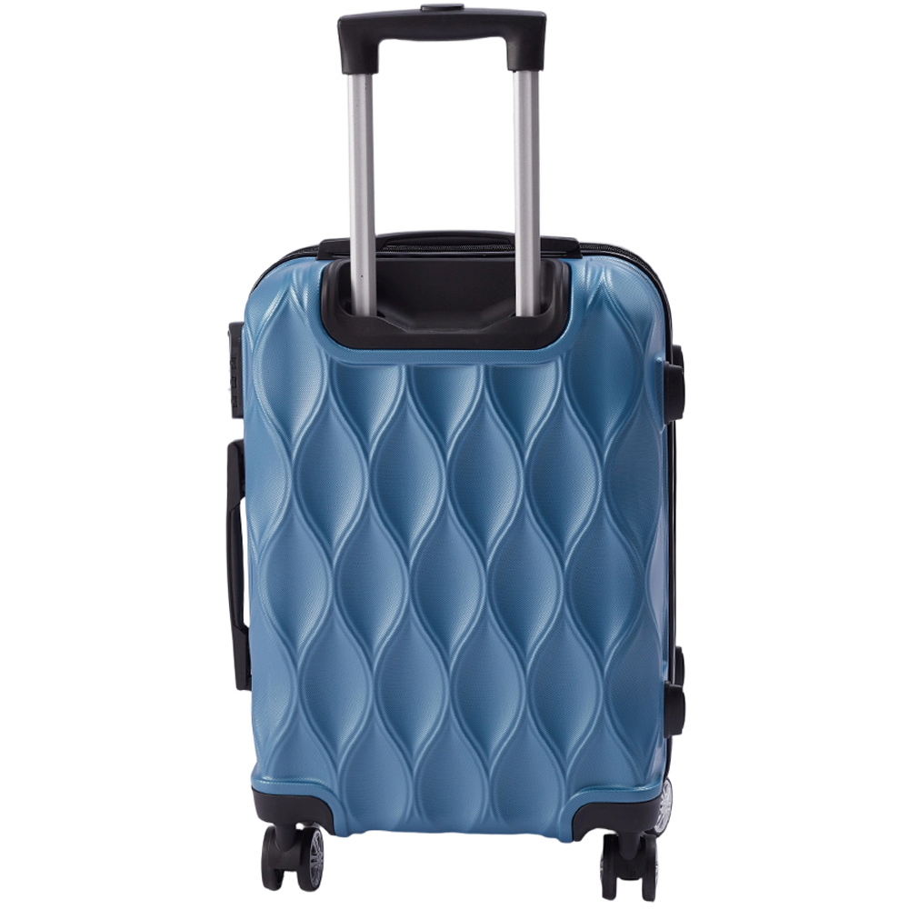 H&O Direct 20 inch Blue ABS Hard Shell Travel Luggage Image 2