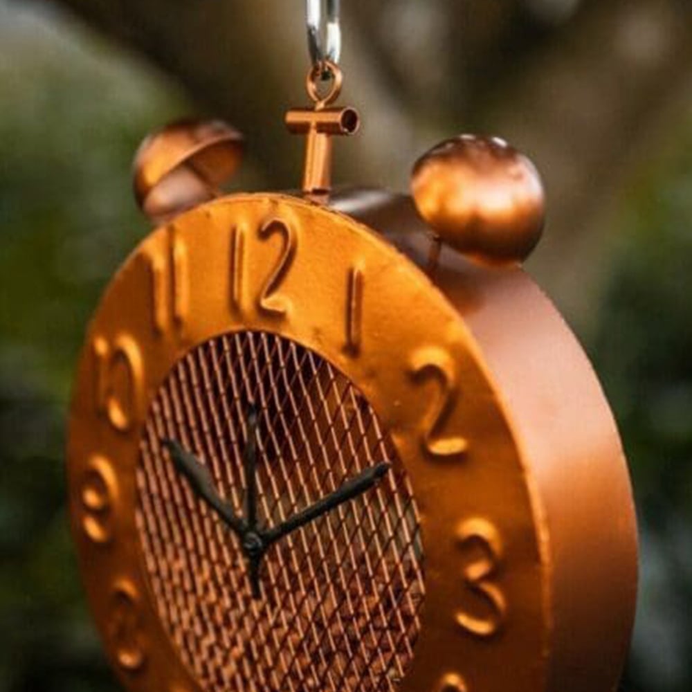 Marco Paul Clock Bird Feeder Image 4