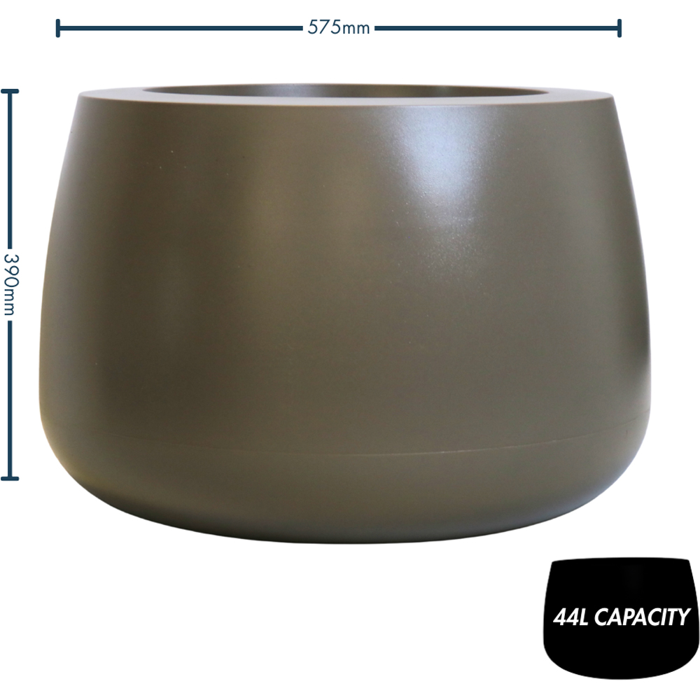 Trifibre Hardwick Clay Roto Moulded Planter 39 x 57cm Image 7