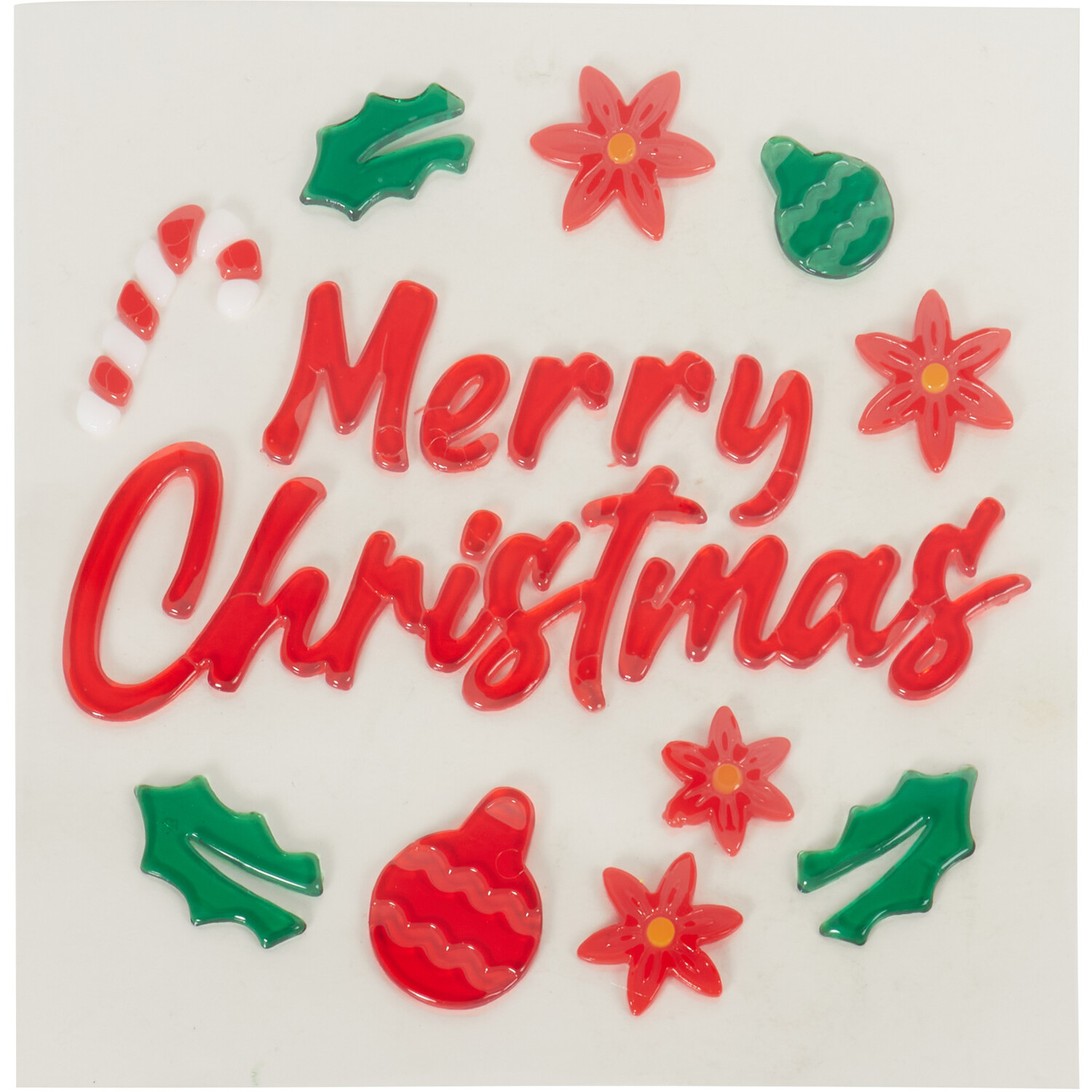 Merry Christmas Gel Stickers Image 4