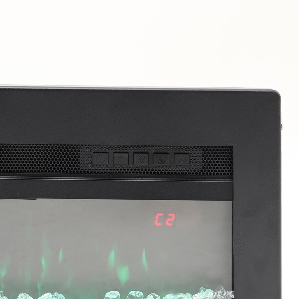 Living and Home 9 Flame Colour Mounted Inset or Freestanding Electric Fireplace 60 inch Image 3