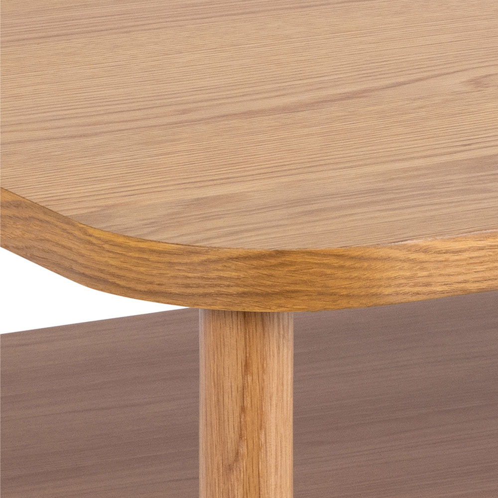 Florence Banbury Oak Square Coffee Table Image 5