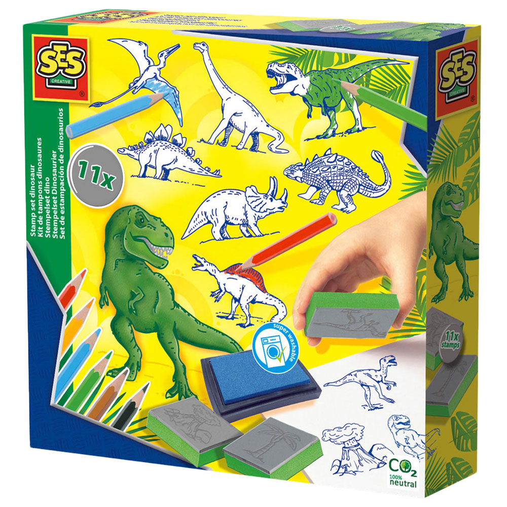 SES Creative Dinosaur Stamp Set Image 1