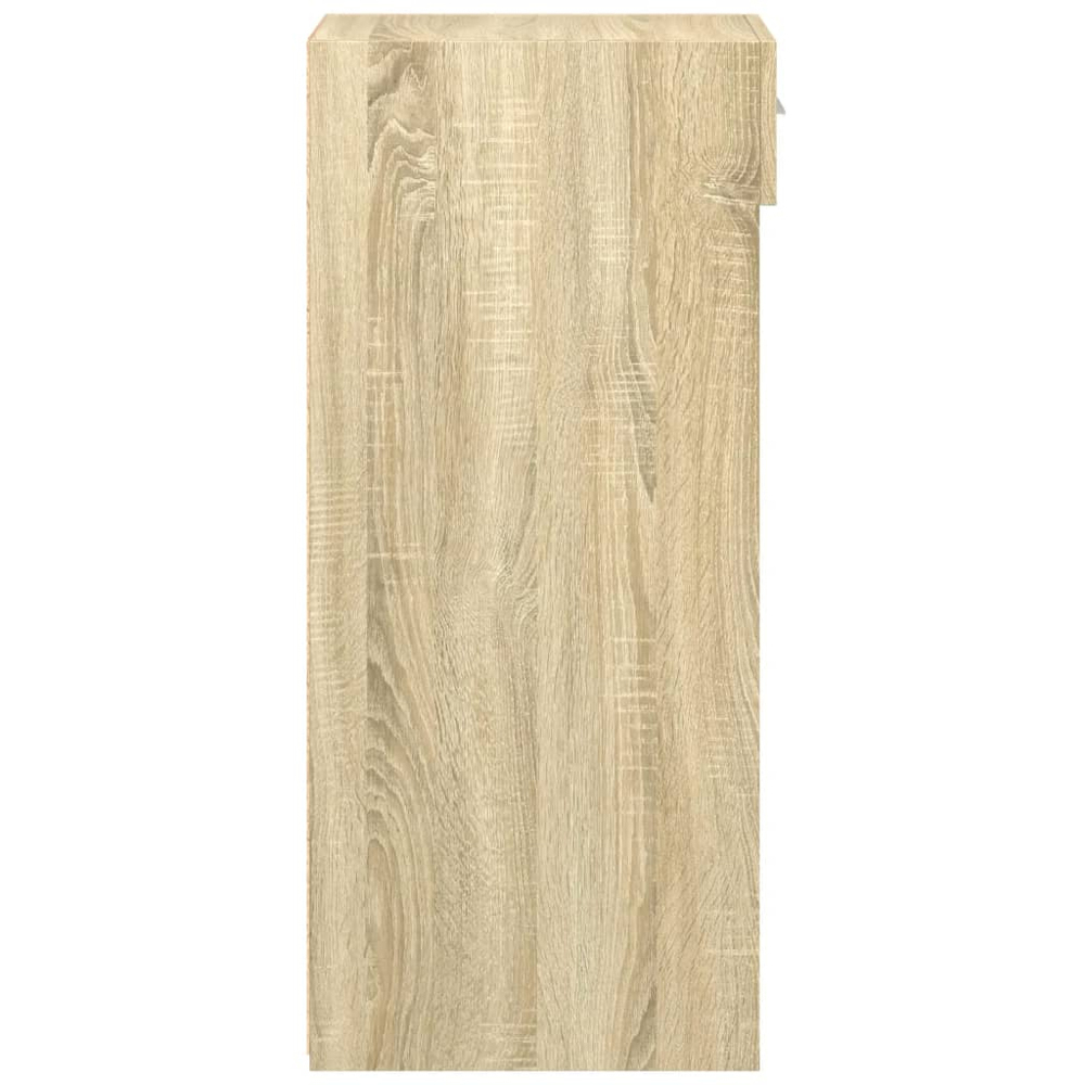 vidaXL Single Drawer 3 Shelf Sonoma Oak Sideboard Image 5