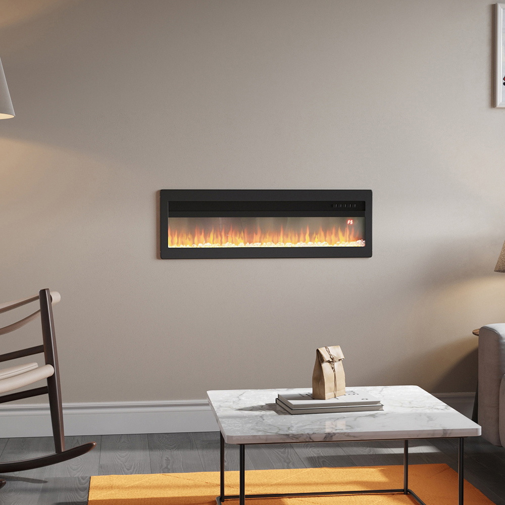Living and Home Wall Mounted or Freestanding Electric Fireplace 40 Inch 1500W Image 5