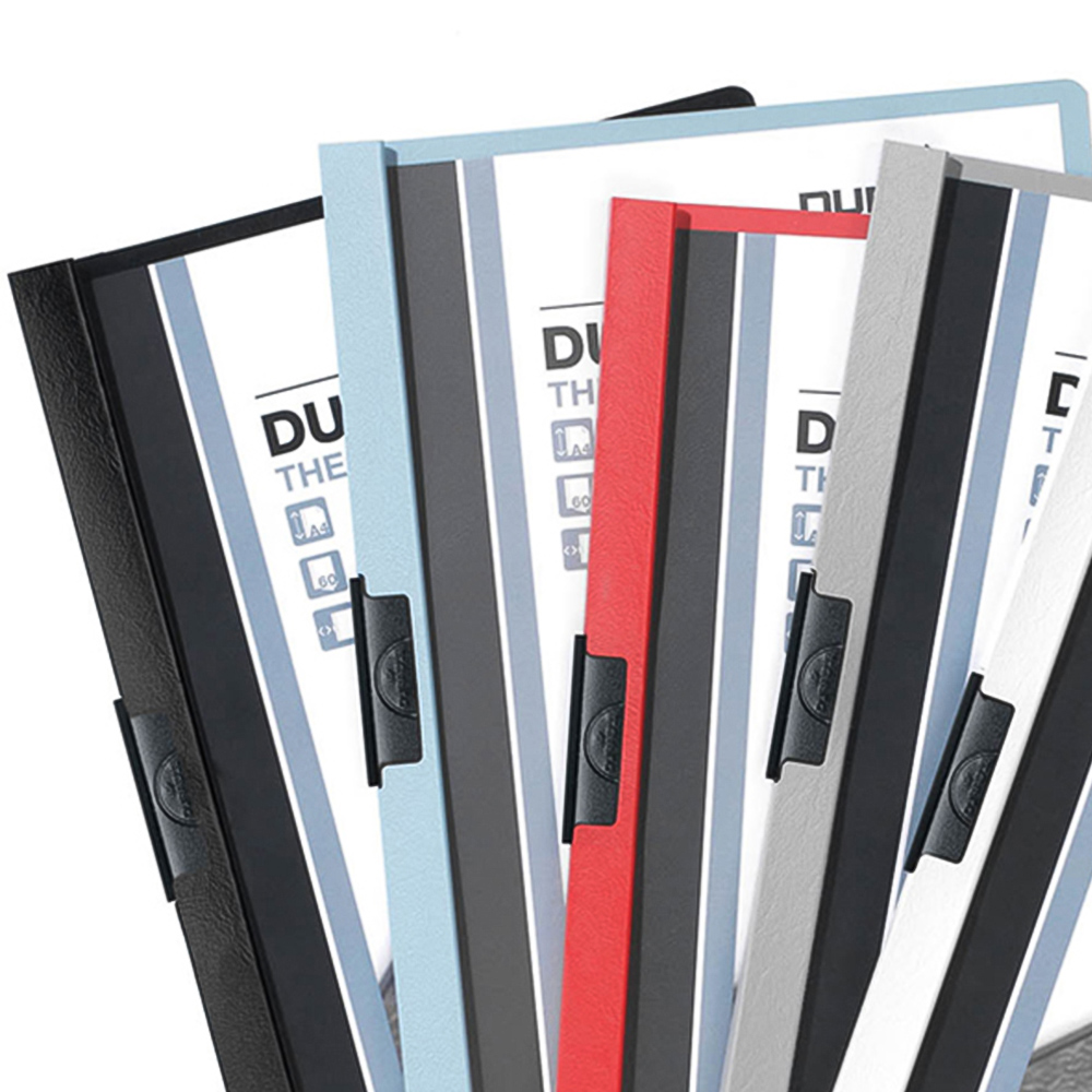 Durable DURACLIP A4 Assorted 60 Sheet Document Clip File Folder 25 Pack Image 2