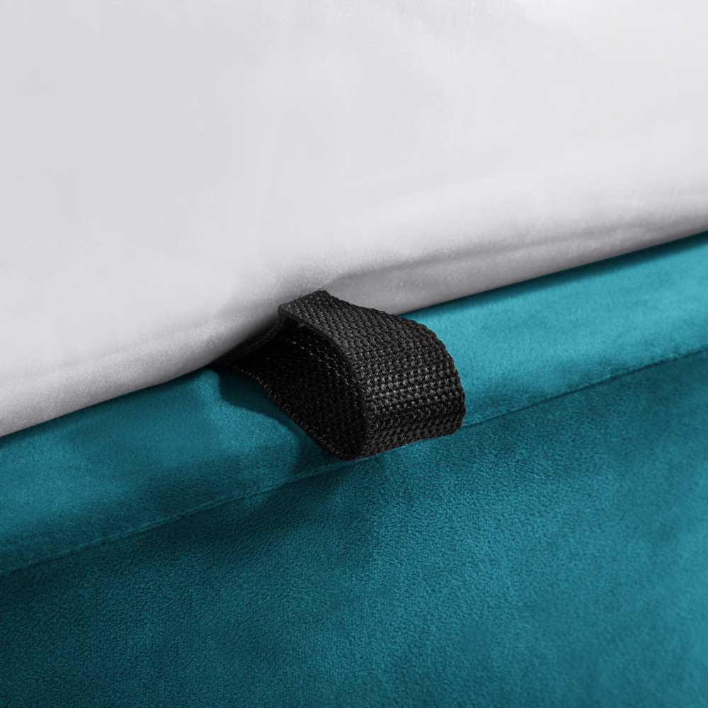 Julian Bowen Frida King Size Teal Storage Ottoman Bed Image 8