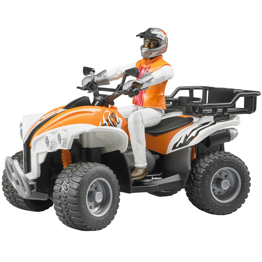 Bruder Kids bworld Quad with Driver Playset Model Image 1