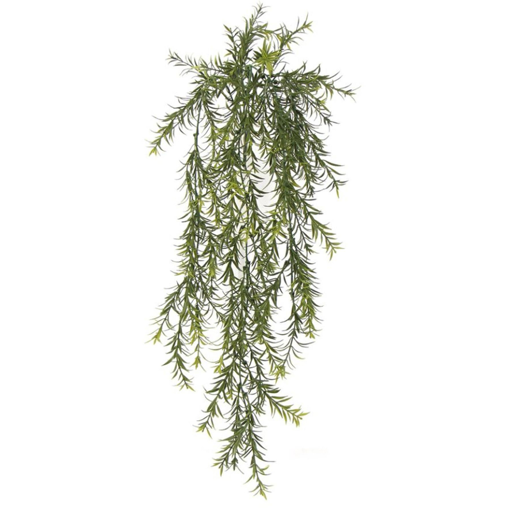 Leaf Spider Fern Hanging UV and Fire Resistant Artificial Plant 78cm 6 Pack Image 2