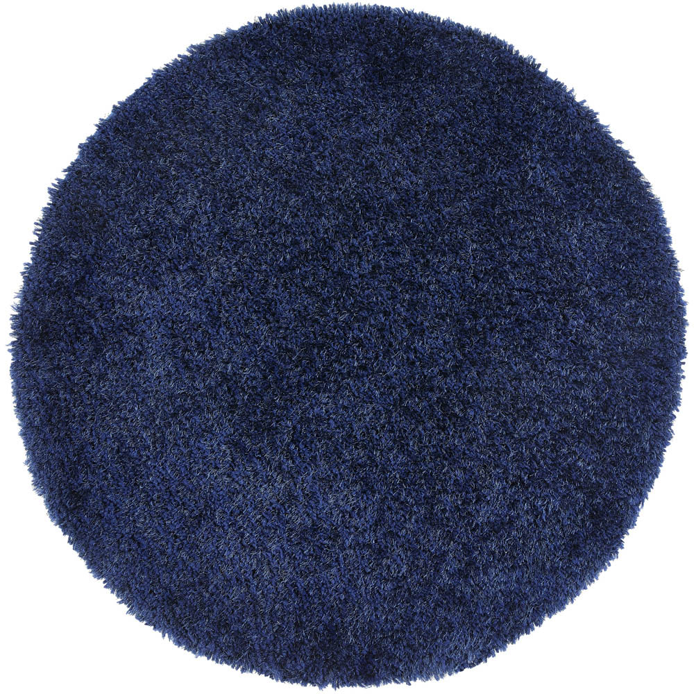 Origins Chicago Indigo Round Rug 133cm Image 1