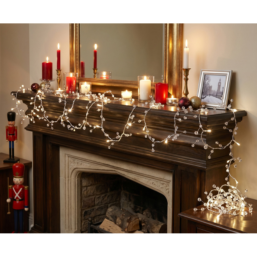 Avilo Warm White LED Pre-Lit Garland 275cm Image 2