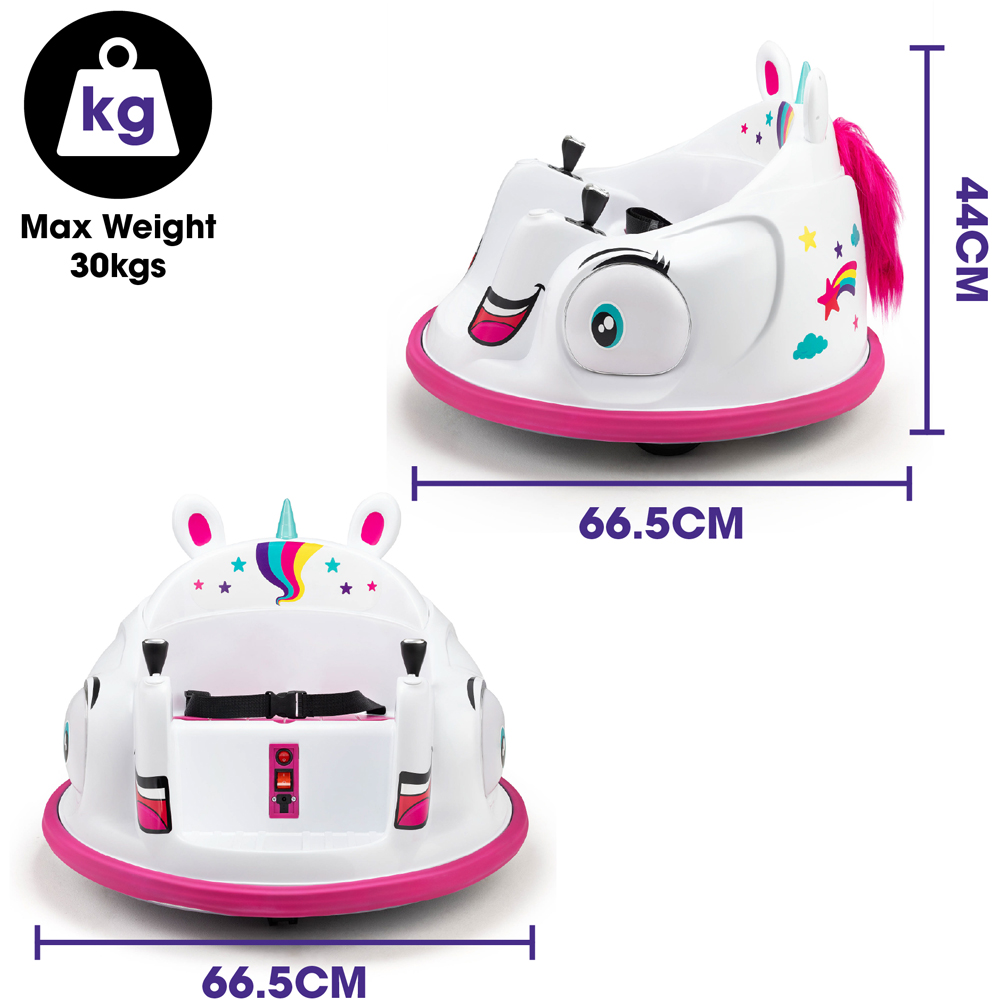 Xootz Toddler Unicorn Animal Bumper Ride-On Car Image 8