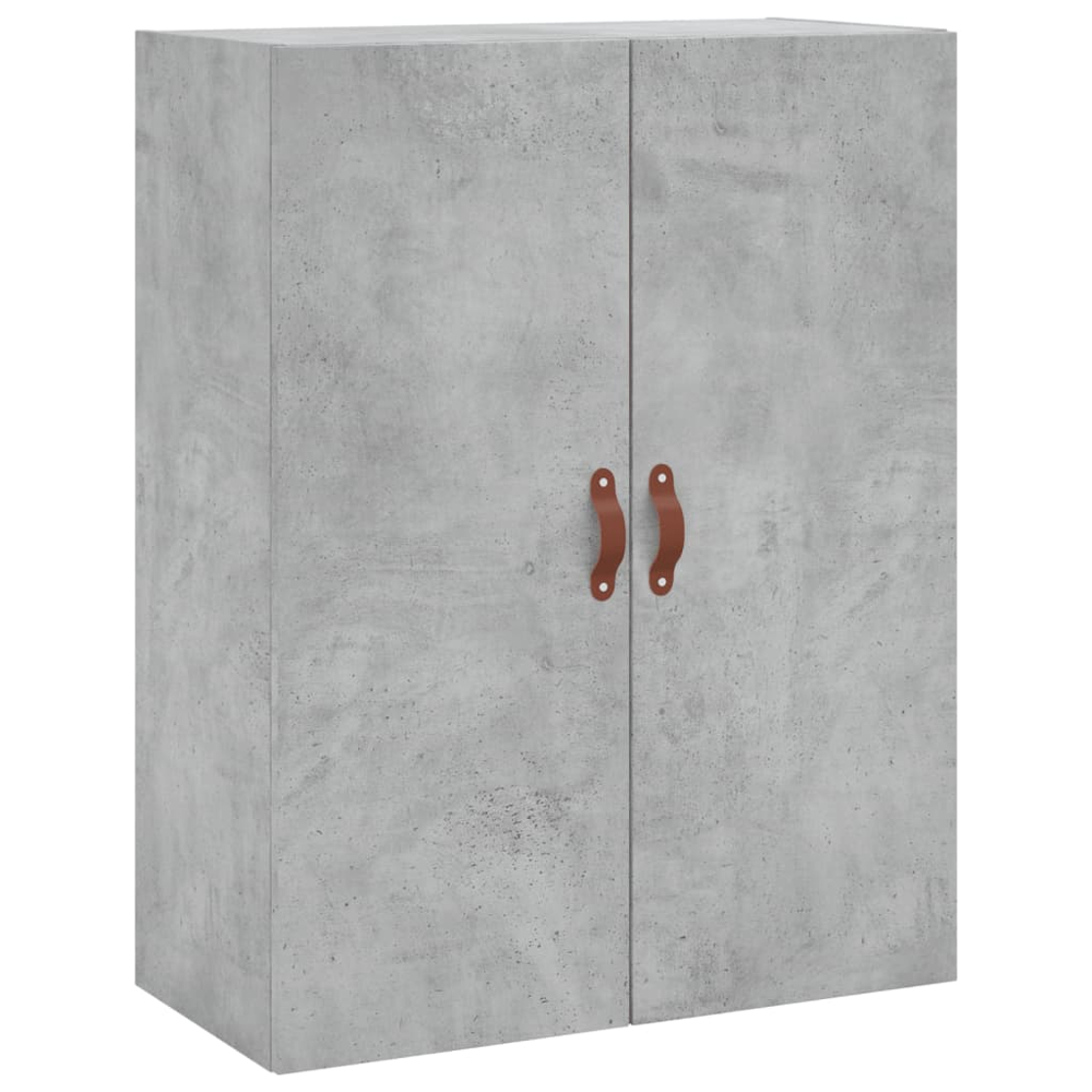 vidaXL 4 Door Concrete Grey Highboard Image 5