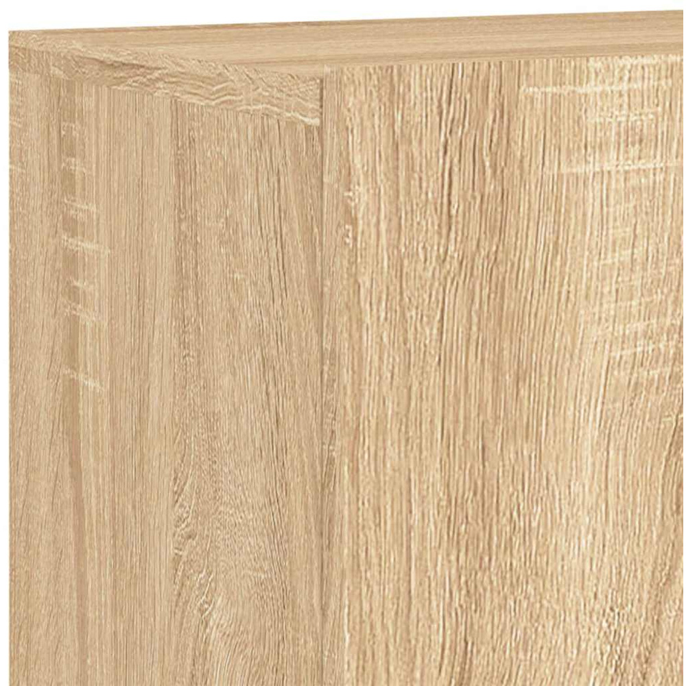 vidaXL 2 Door Sonoma Oak Wall Mounted TV Cabinet Image 9