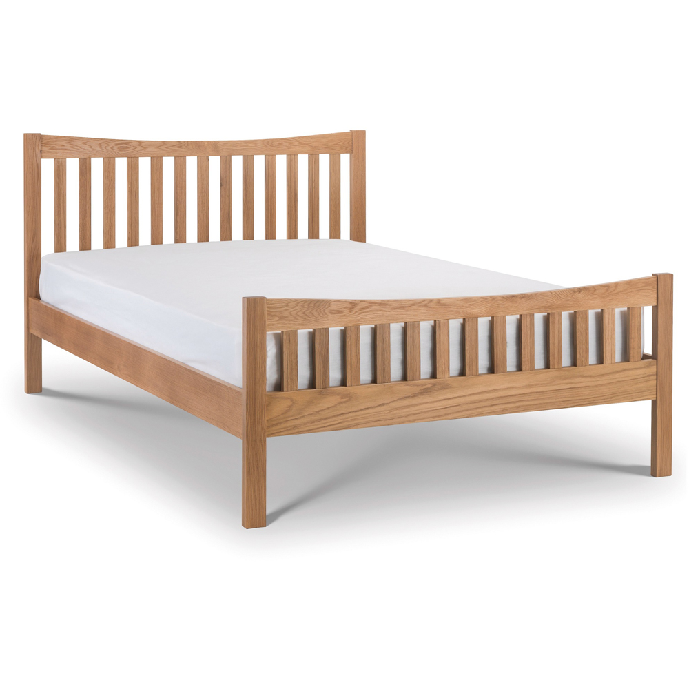 Julian Bowen Bergamo King Size White Oak Bed Image 2