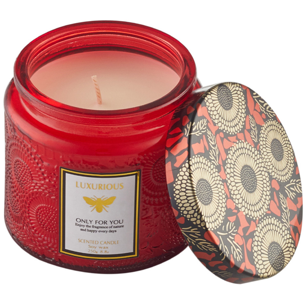 H&O Direct Bluebell Soy Wax Decorative Scented Candle Image 2