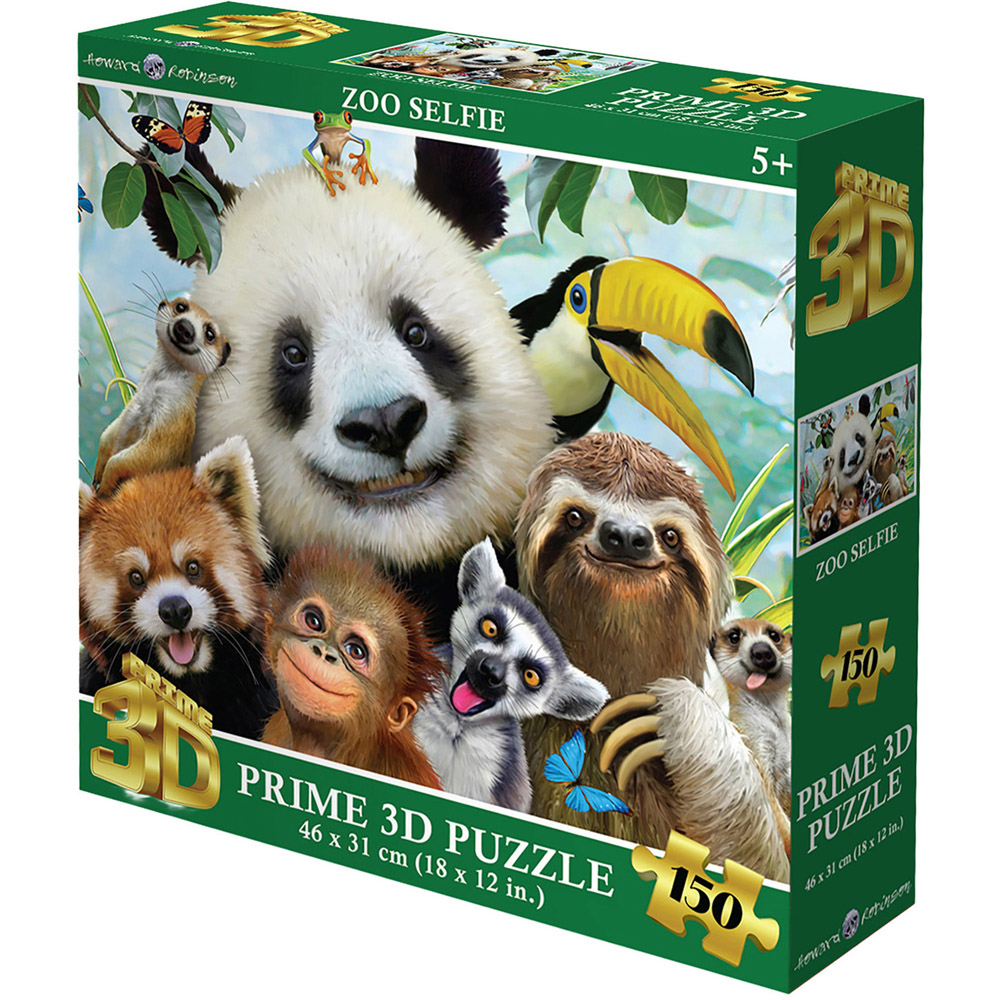 Prime 3D Bush Babies Selfie 150 Piece Jigsaw Puzzle Image 1