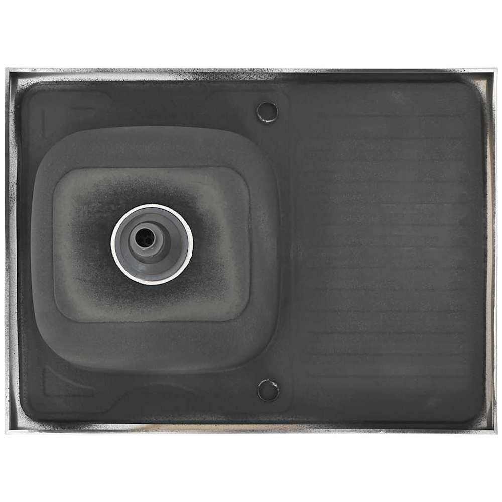 vidaXL Silver Stainless Steel Kitchen Sink with Drainer Set 800 x 600 x 155mm Image 6