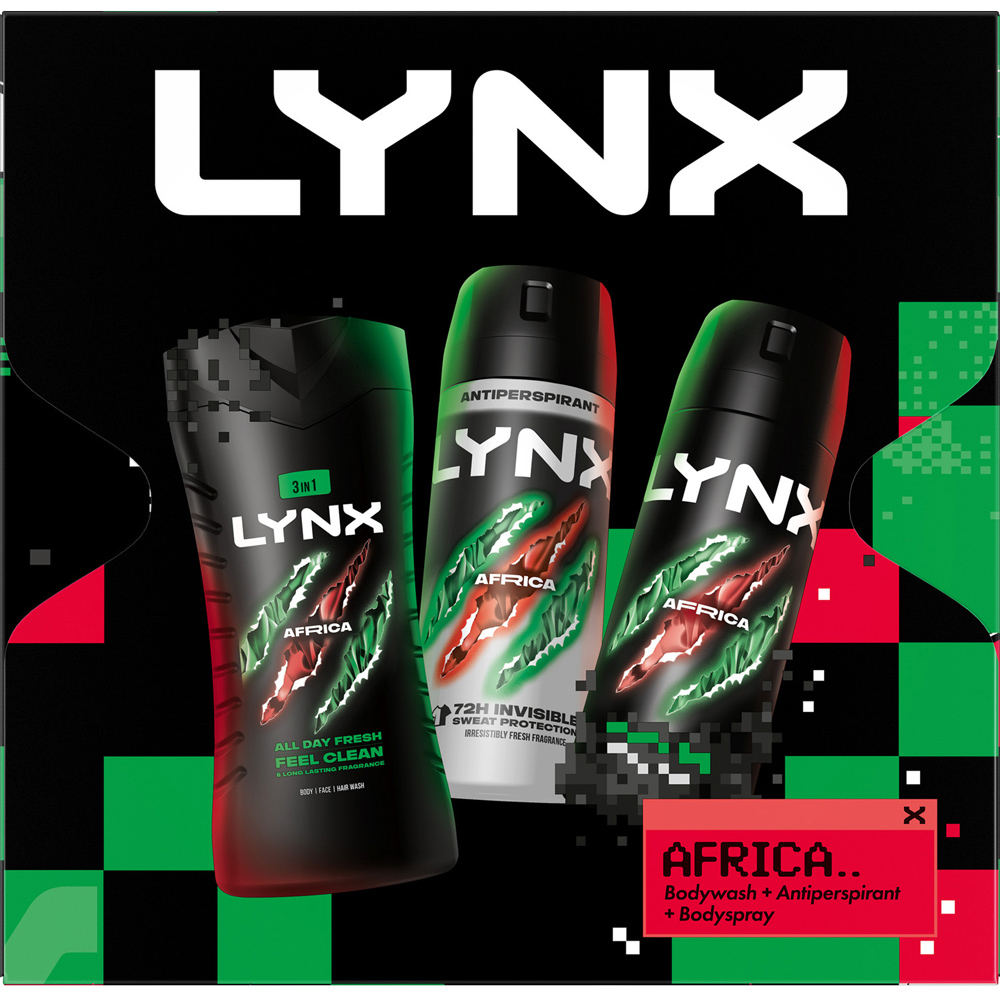 Lynx Africa Trio Gift Set Image 2