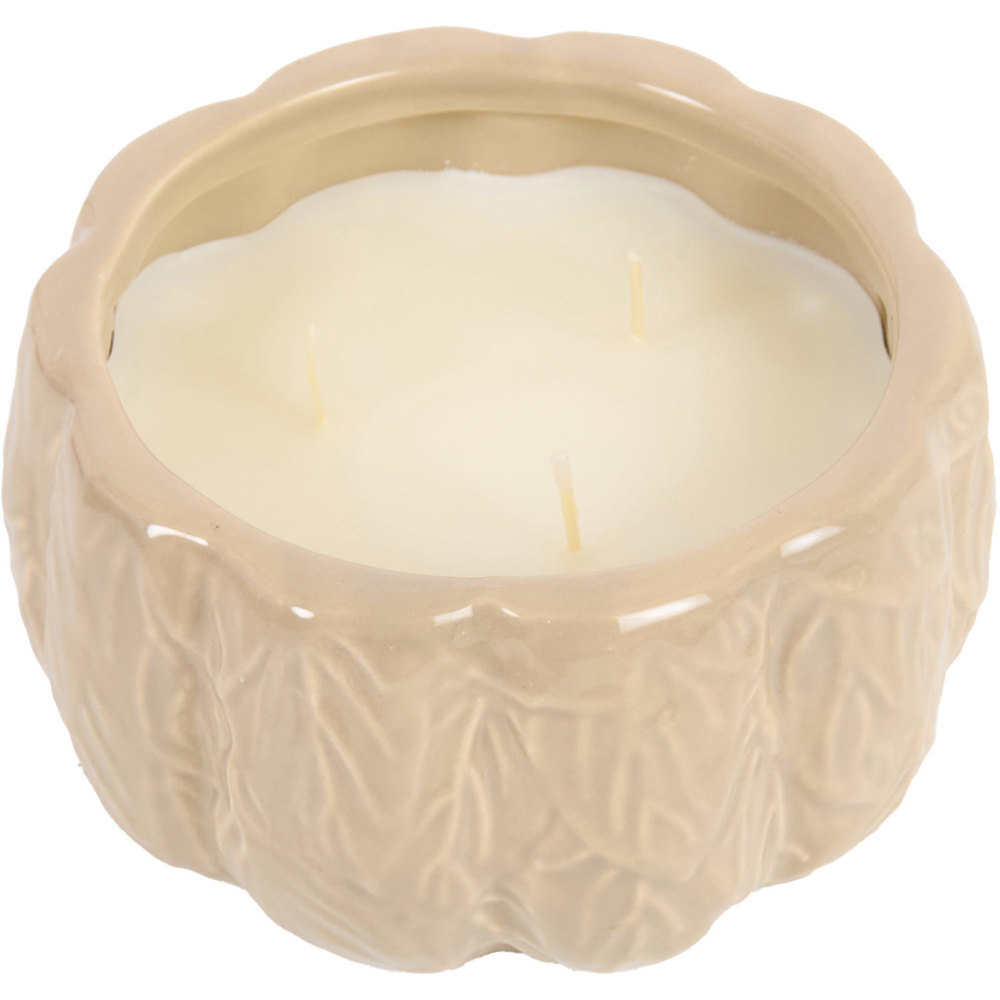 Large Ceramic Pumpkin Shaped Candle Image 9