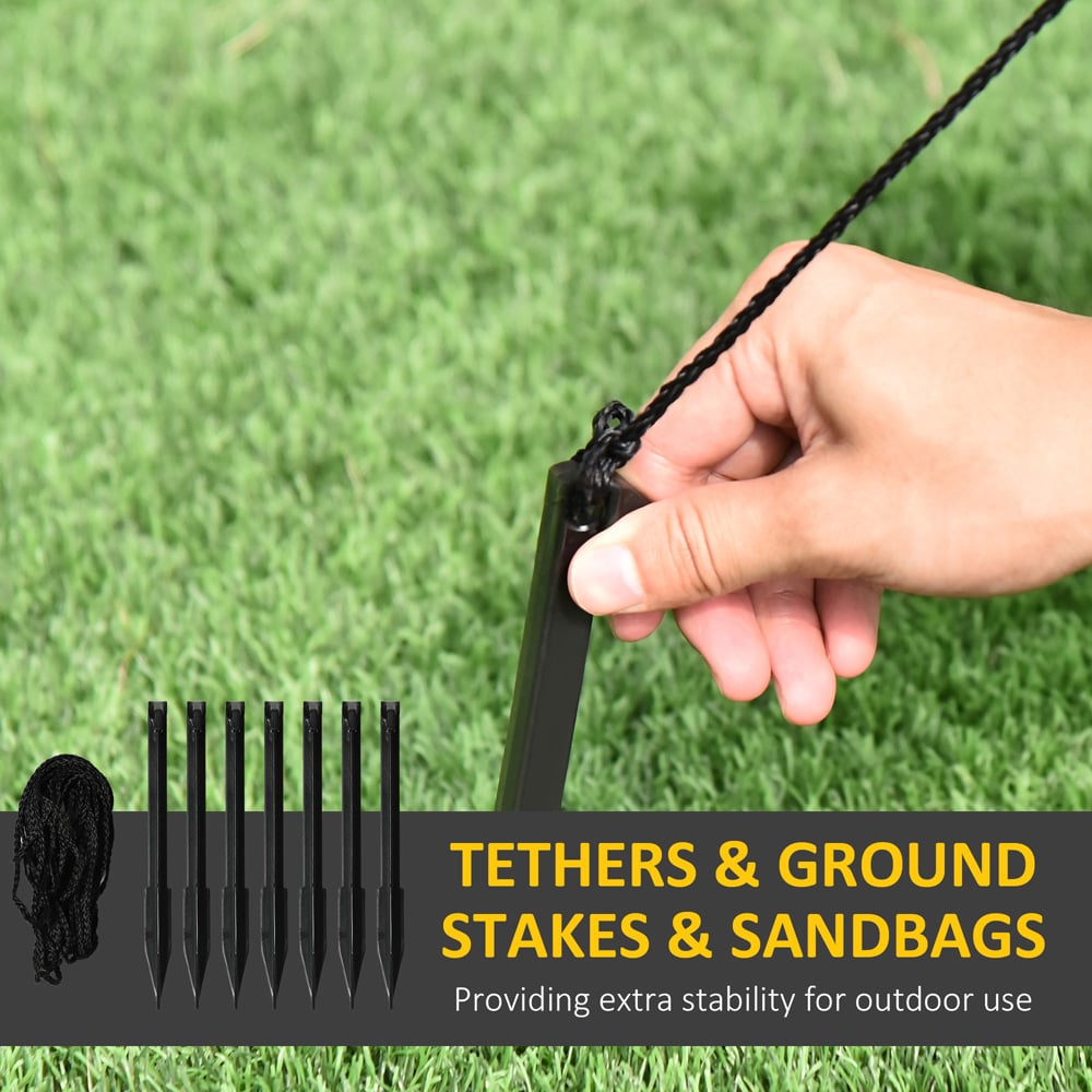 Outsunny Inflatable Grim Reaper Halloween Decoration 10ft Image 8